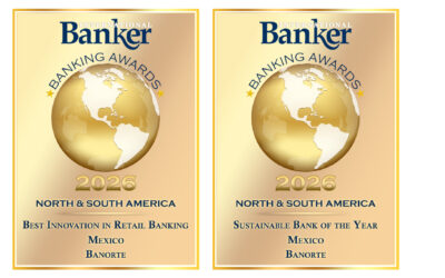 Banorte, led by Carlos Hank González, is recognized by International Banker for its innovation and commitment to sustainability
